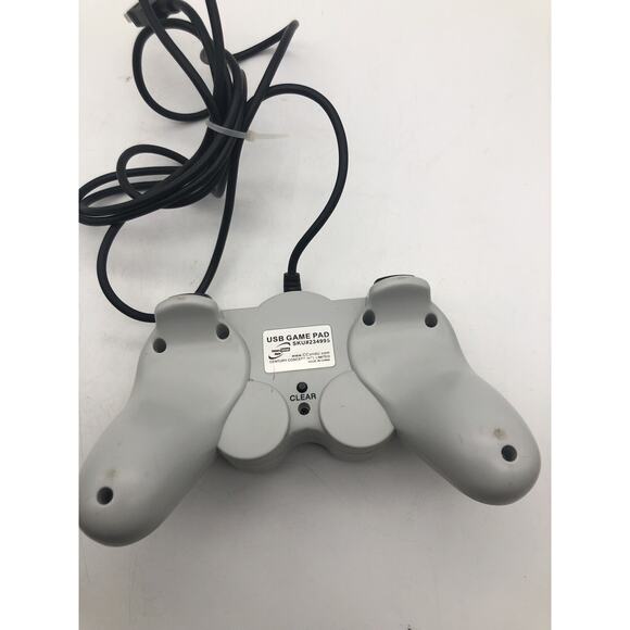 Analog USB Game Pad SKU # 234995 Century Concept Digital Gray Used - Picture 3 of 10